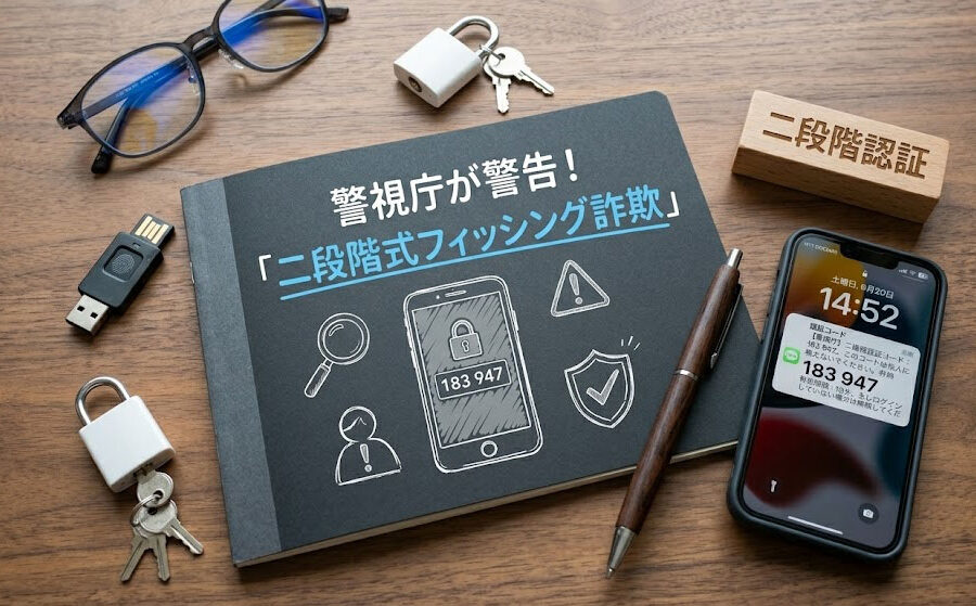 【最新詐欺対策】ネットリテラシーが高い人ほど引っかかる「二段階式フィッシング」とは？