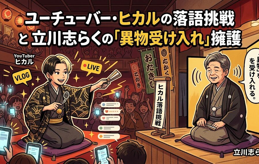 ヒカル、落語界に挑む！志らくが仕掛けた「異物受け入れ」というマーケティング戦略